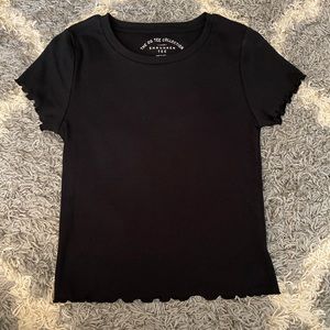 Womens Size L Shrunken Tee